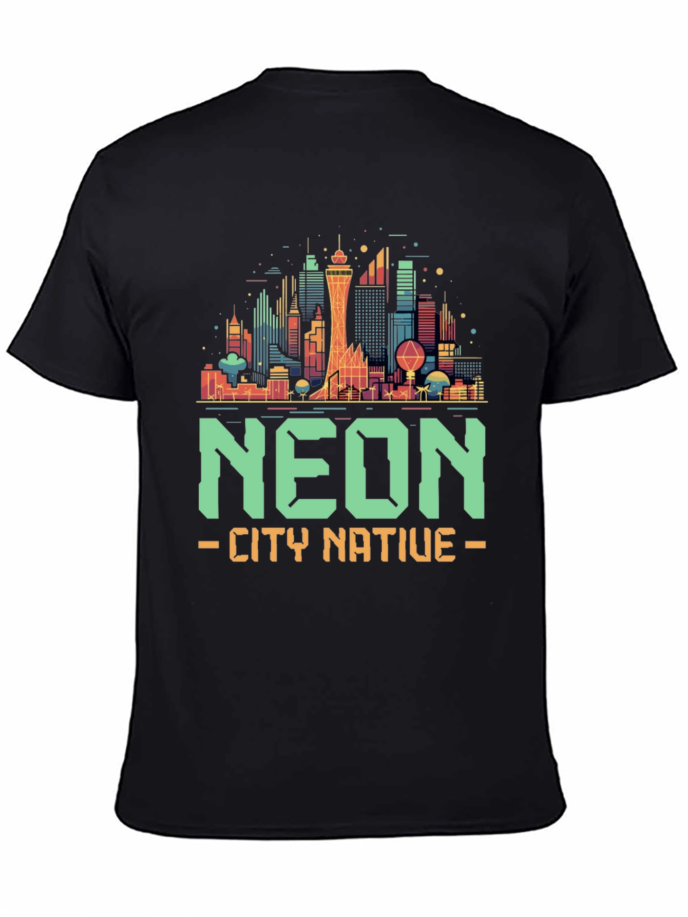 Neon City Native Graphic T-Shirt