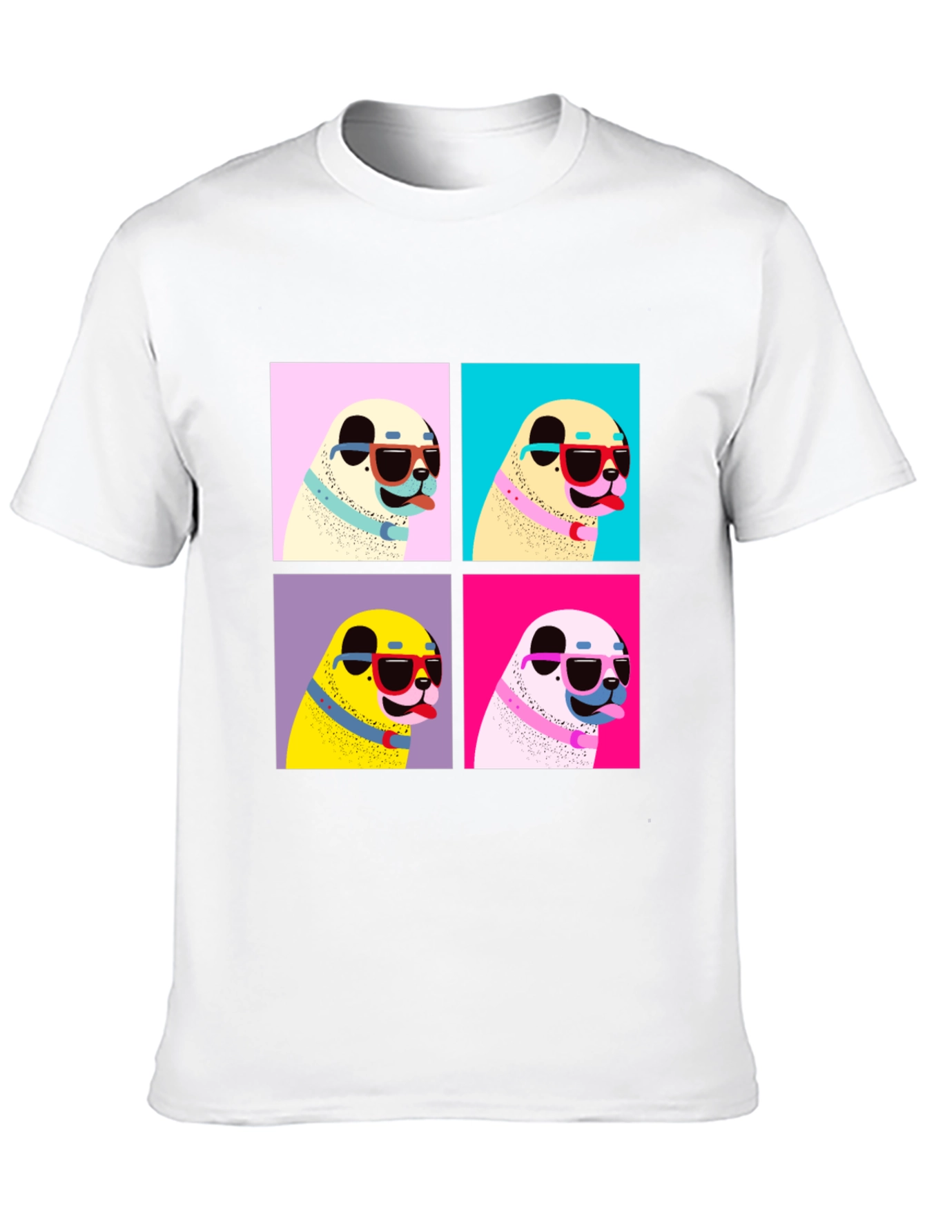 Cool Dog Pop Art T-Shirt