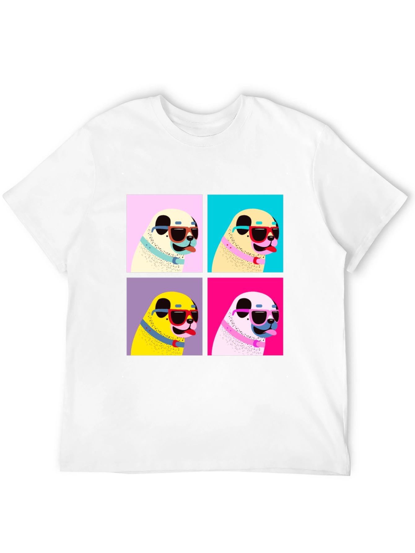 Cool Dog Pop Art T-Shirt