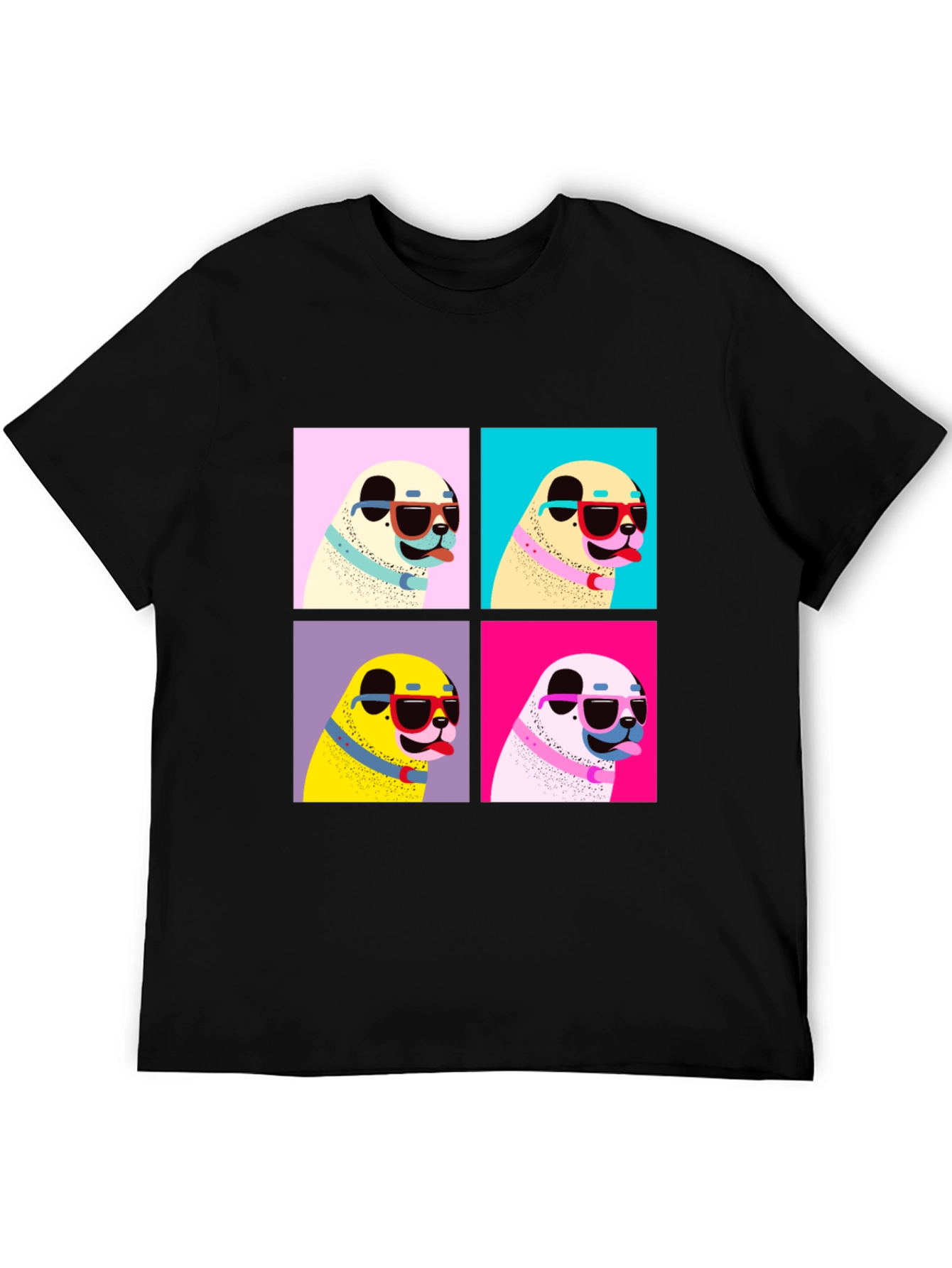 Cool Dog Pop Art T-Shirt