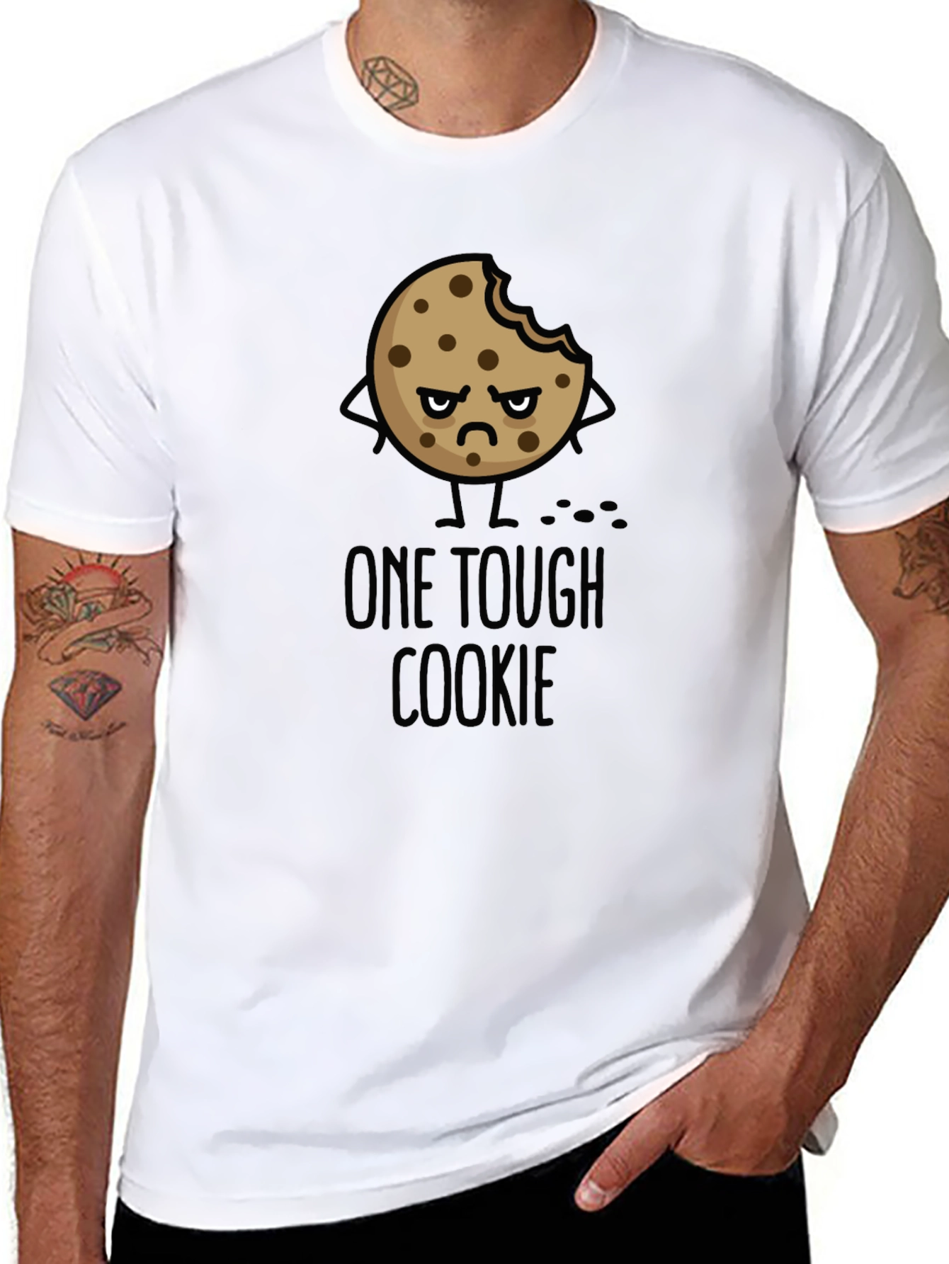 One Tough Cookie Black Graphic Tee