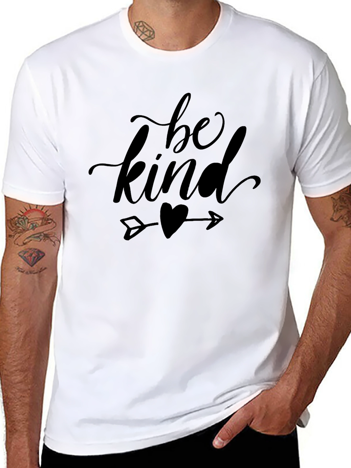 Be Kind T-Shirt - Arrow Heart Graphic Tee