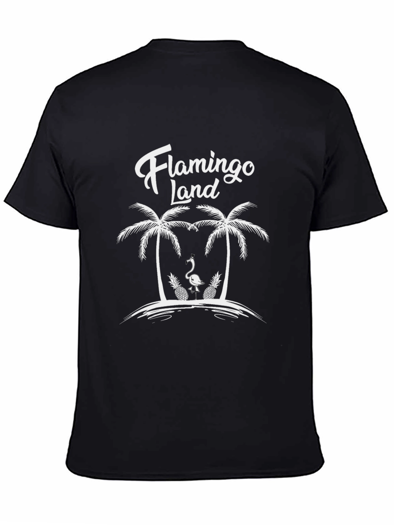 Flamingo Land Graphic Tee - Tropical Vacation Shirt