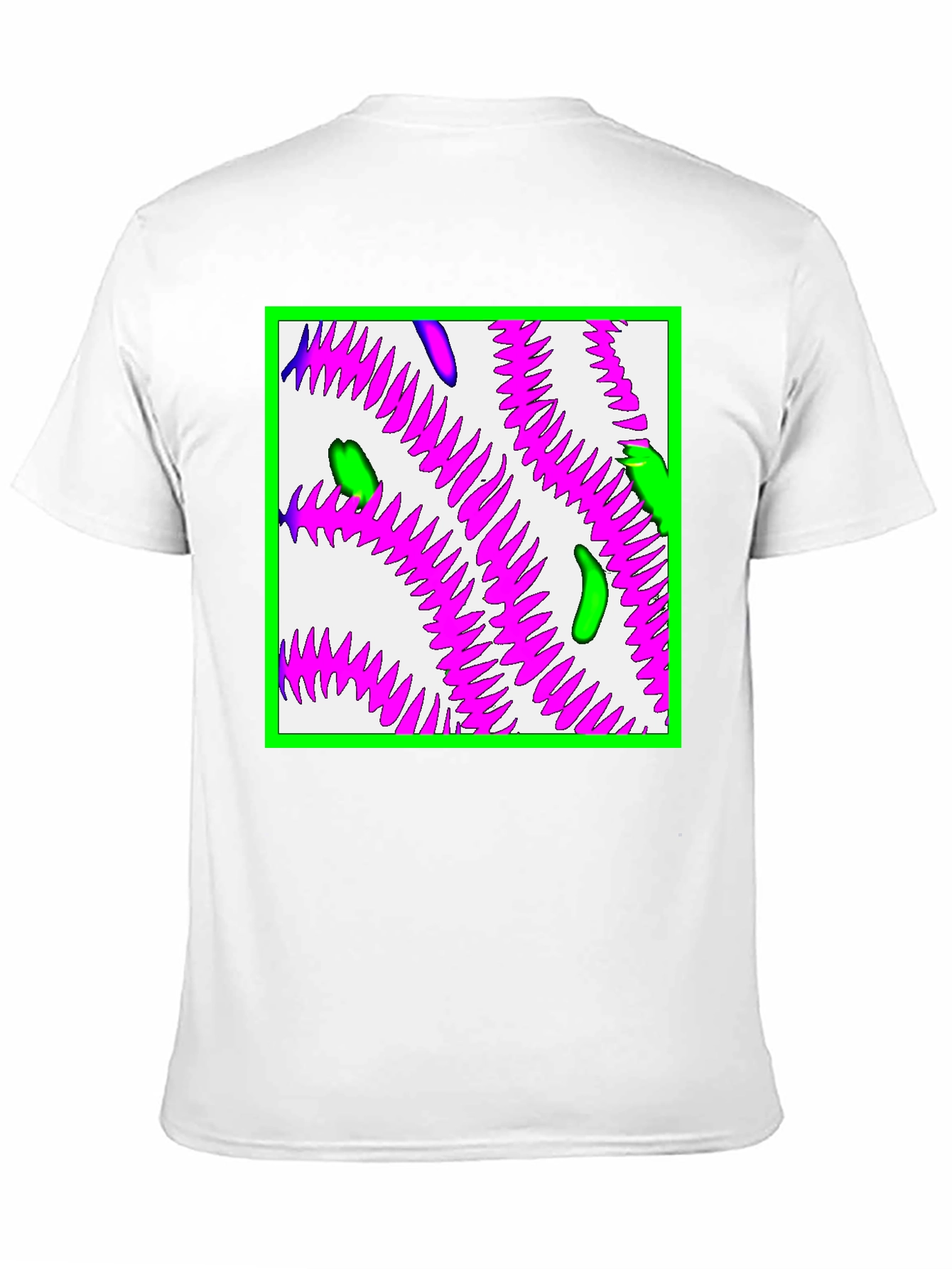 Abstract Graphic Print Black T-Shirt