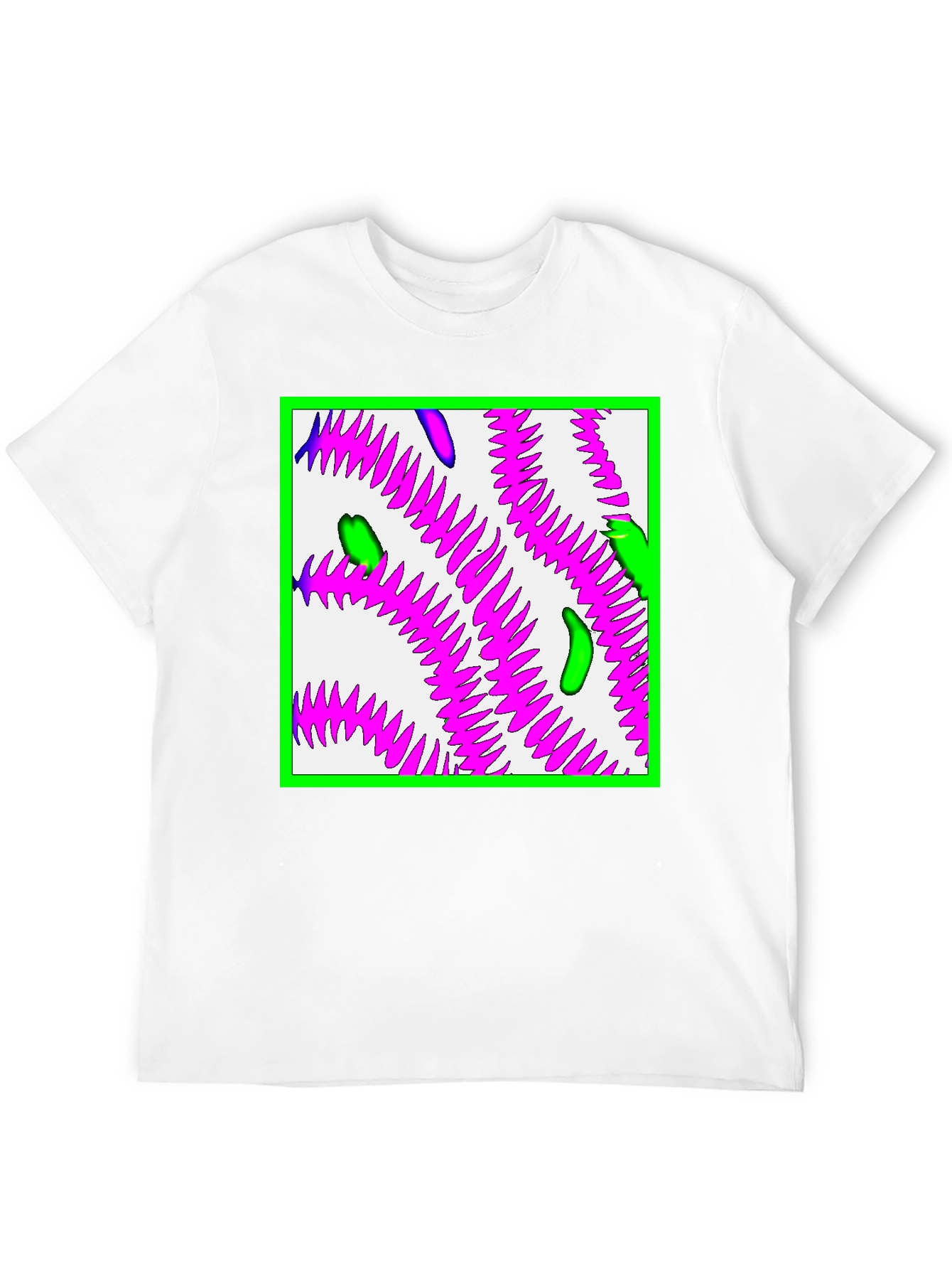 Abstract Graphic Print Black T-Shirt