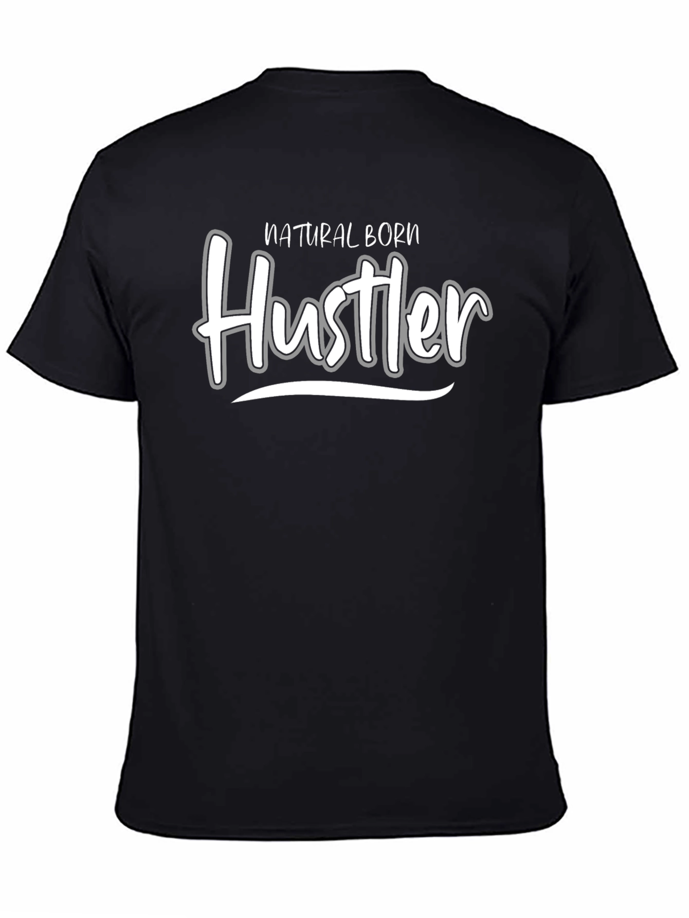 Natural Born Hustler Graphic Tee - Black
