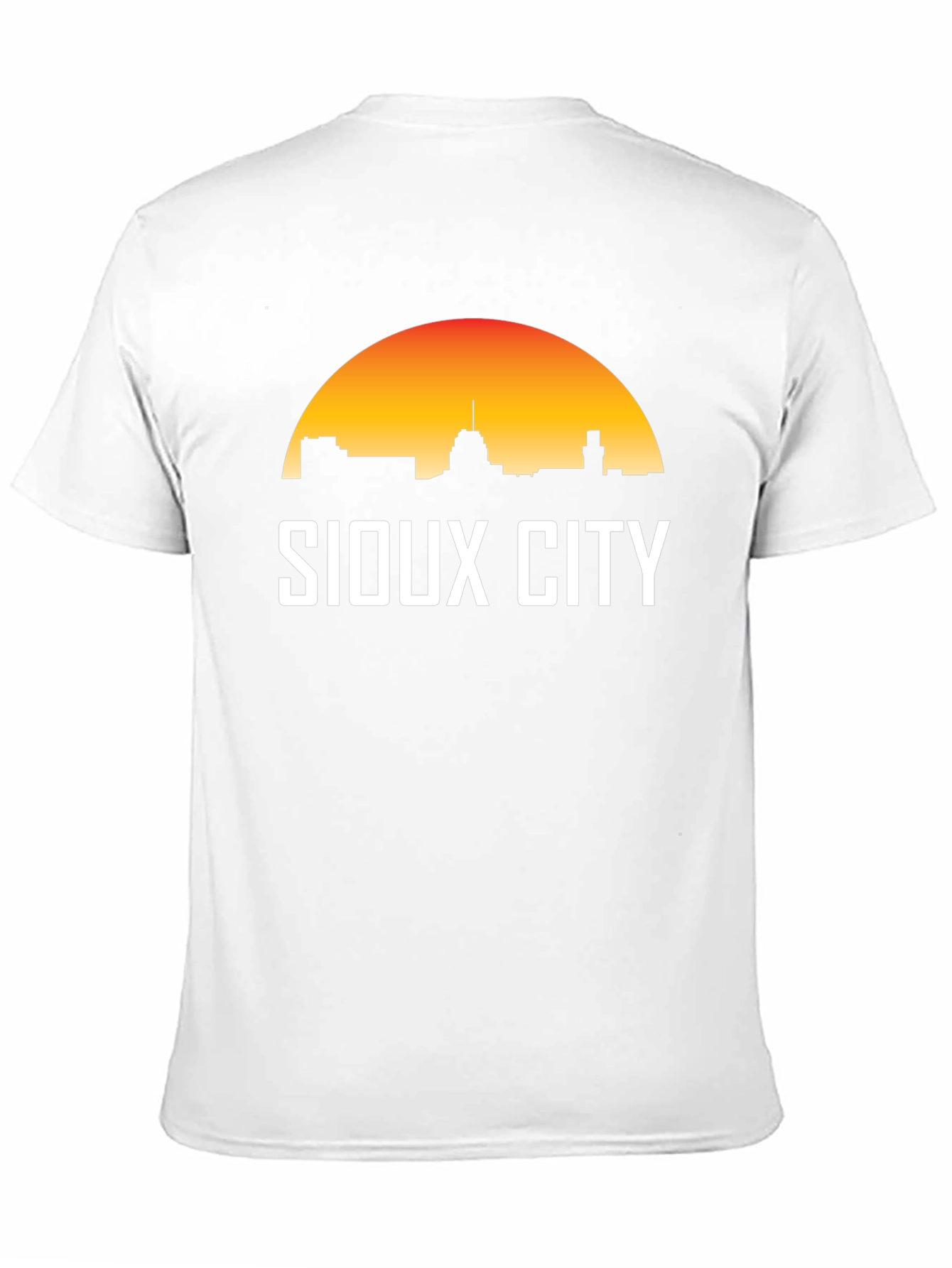 Sioux City Skyline T-Shirt Sunset Graphic Tee