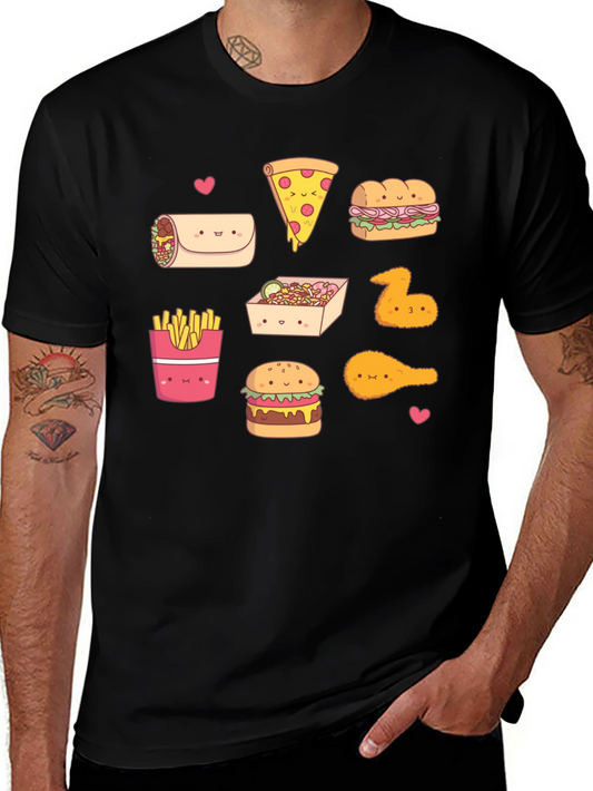 Kawaii Fast Food T-Shirt: Cute Foodie Fashion