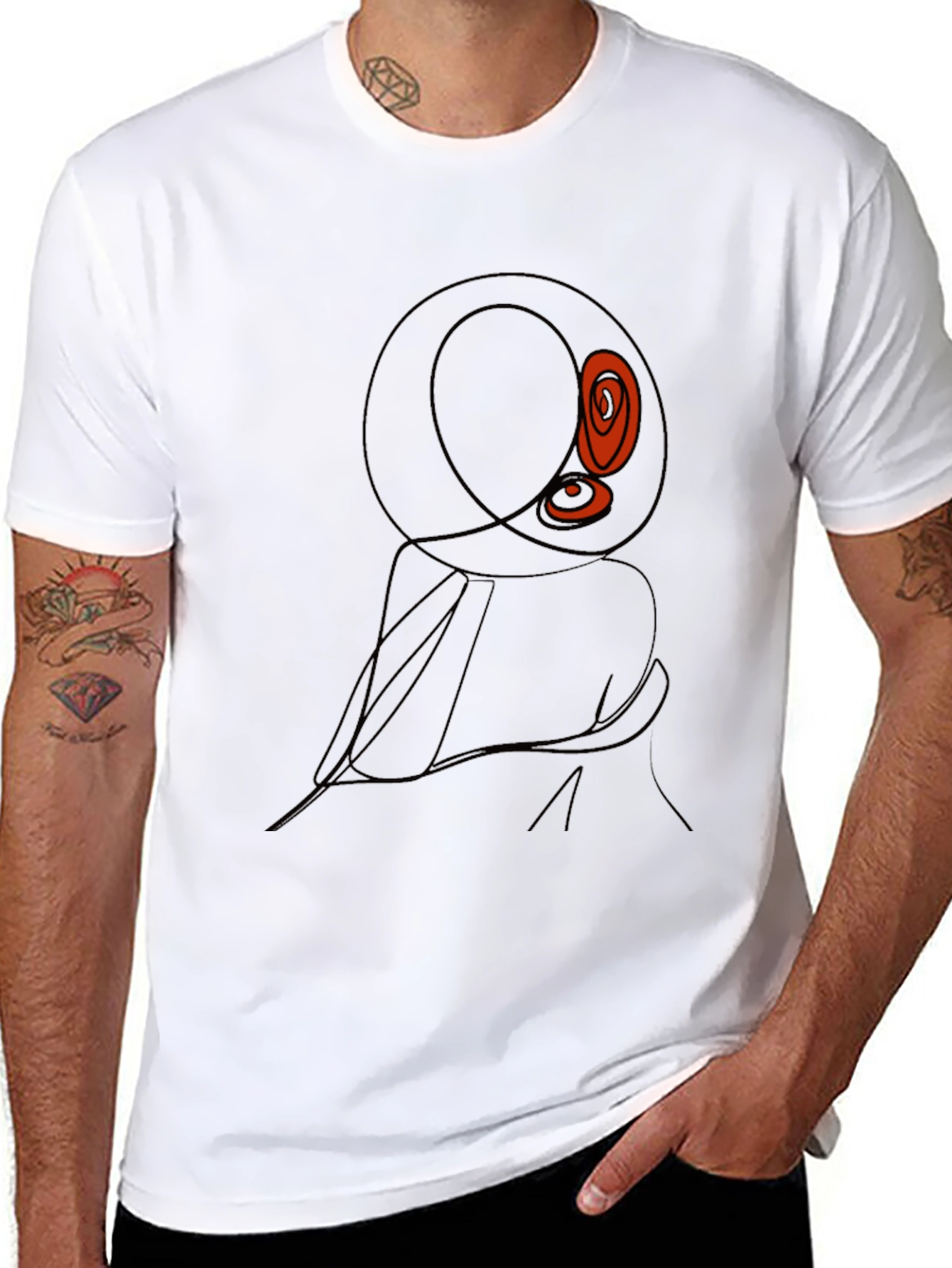 Abstract Graphic T-Shirt - Modern Art Tee