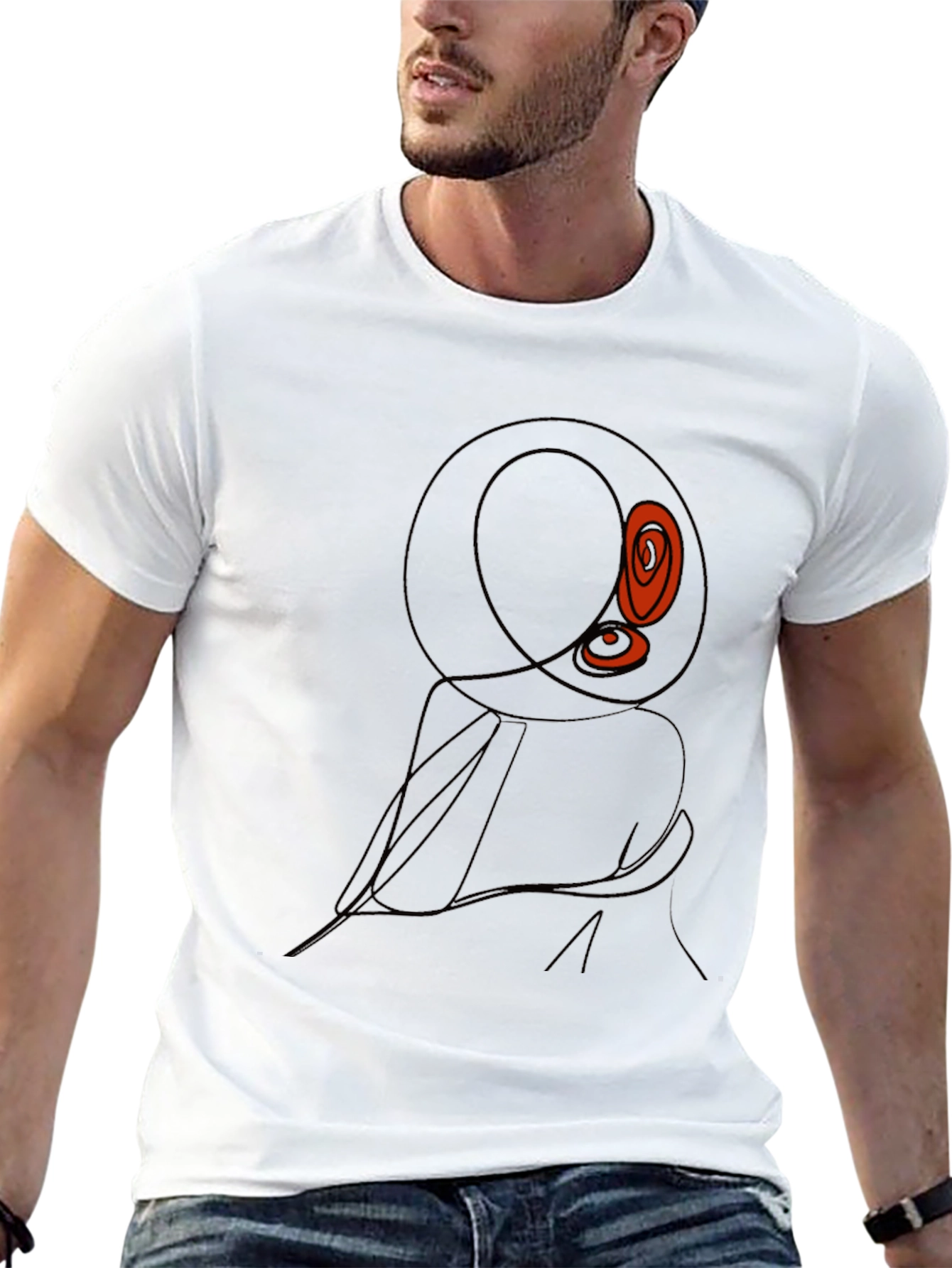 Abstract Graphic T-Shirt - Modern Art Tee