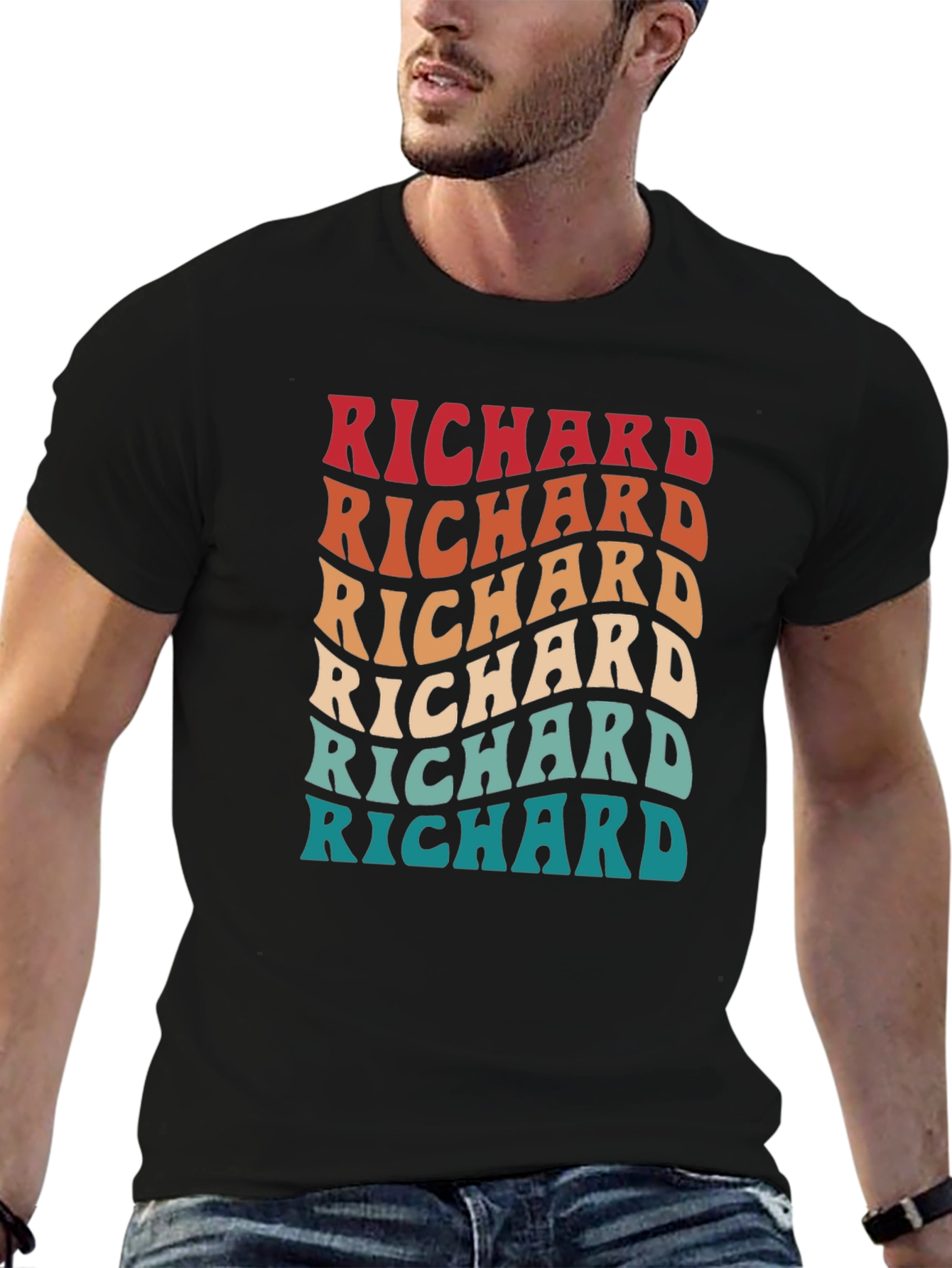 Retro Personalized Richard T-Shirt