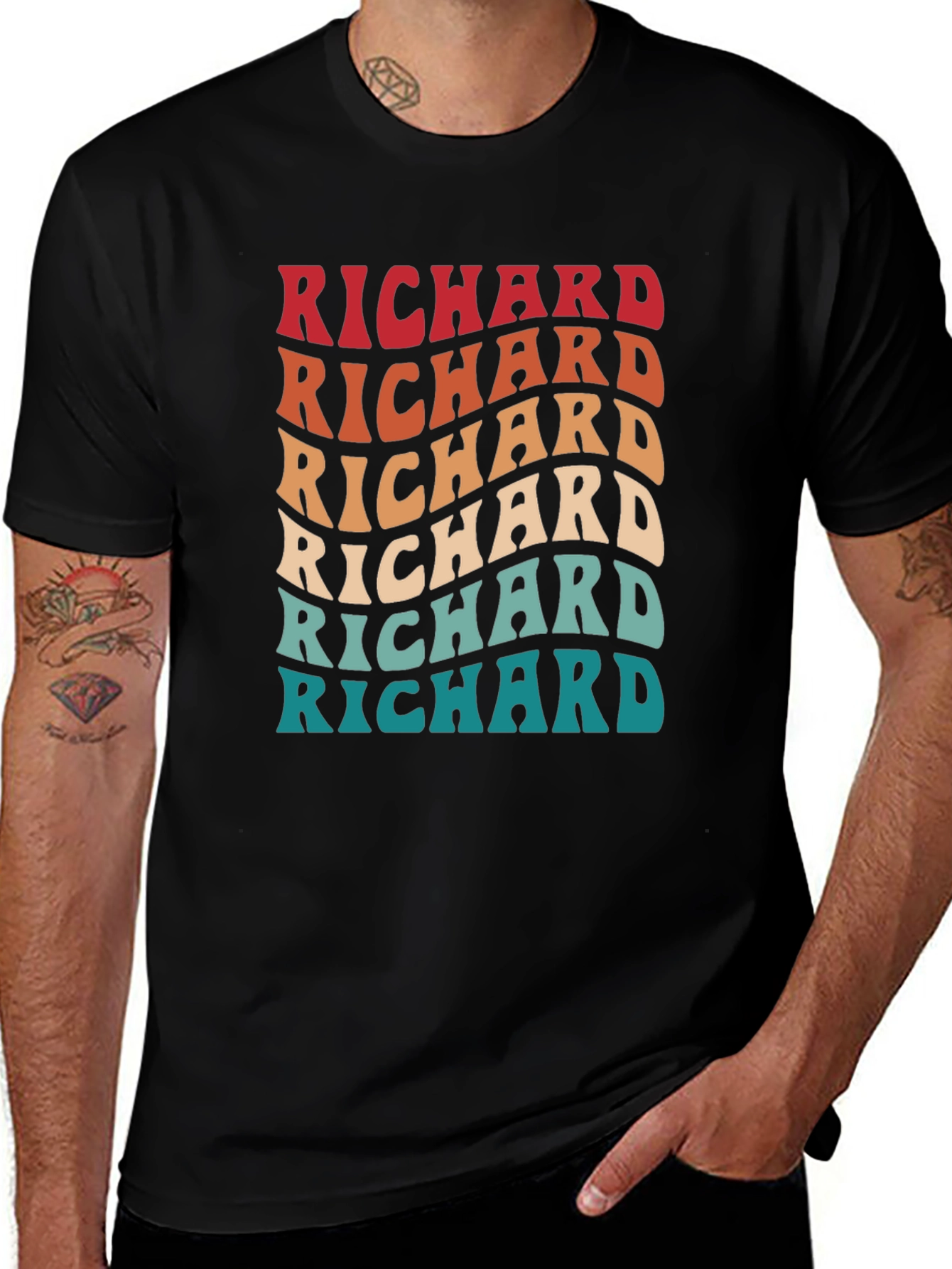 Retro Personalized Richard T-Shirt
