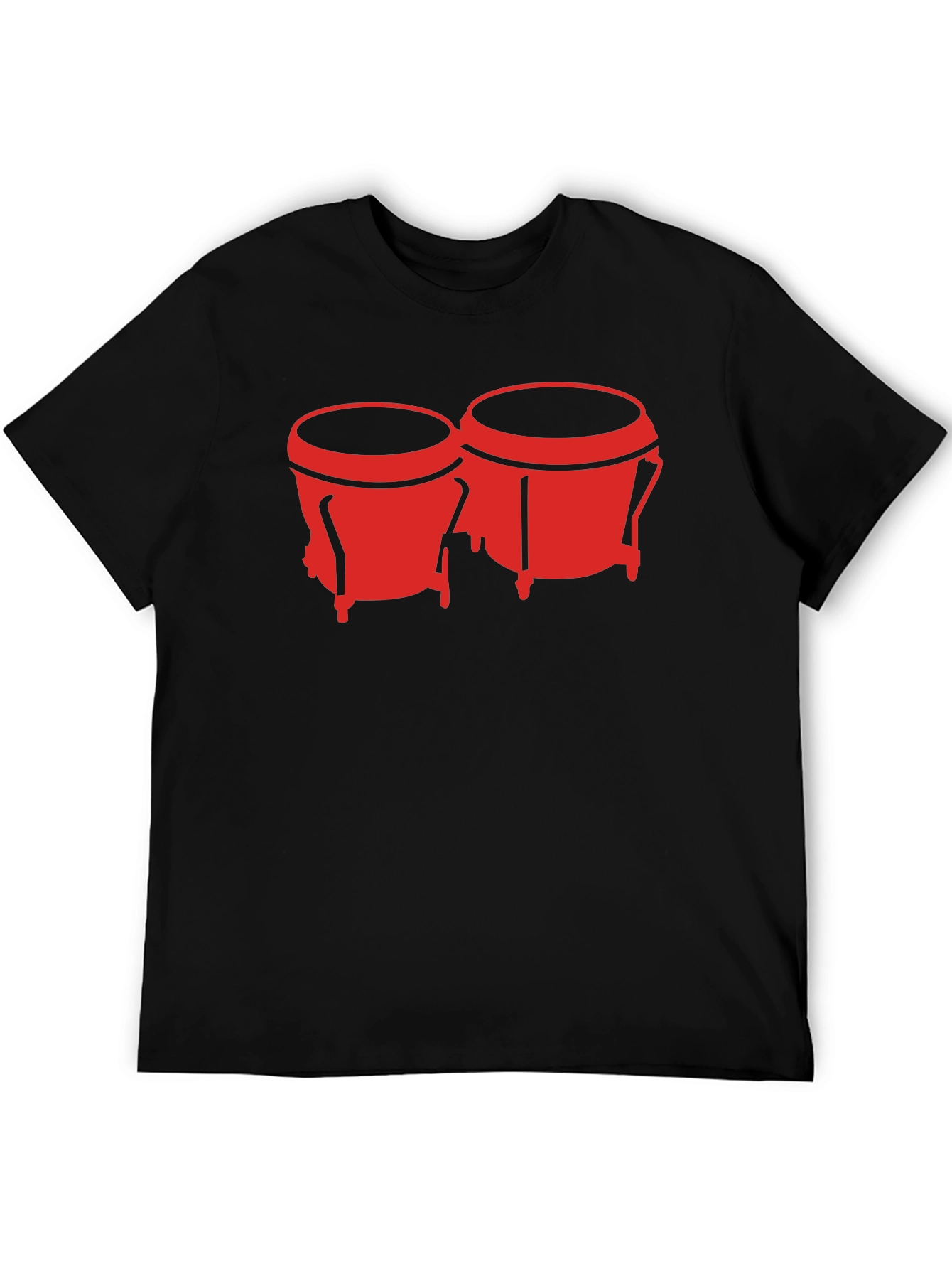 Bongo Drum Graphic Tee - Black