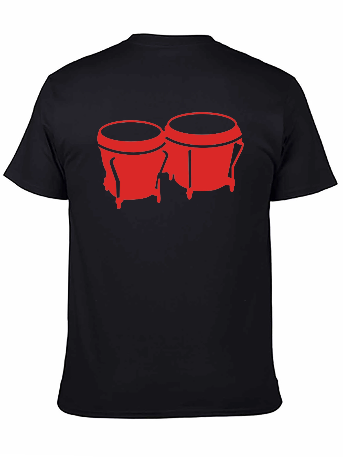 Bongo Drum Graphic Tee - Black