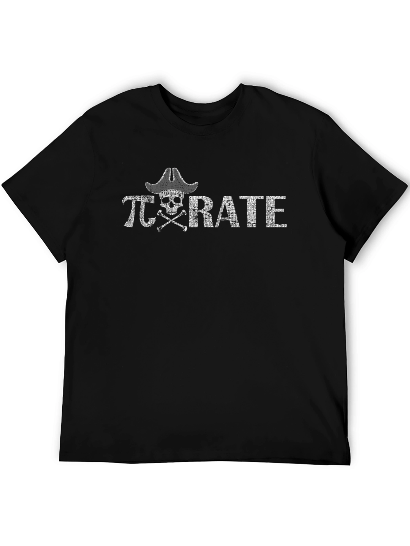 Pi-Rate Graphic Tee - Funny Math Pirate T-Shirt