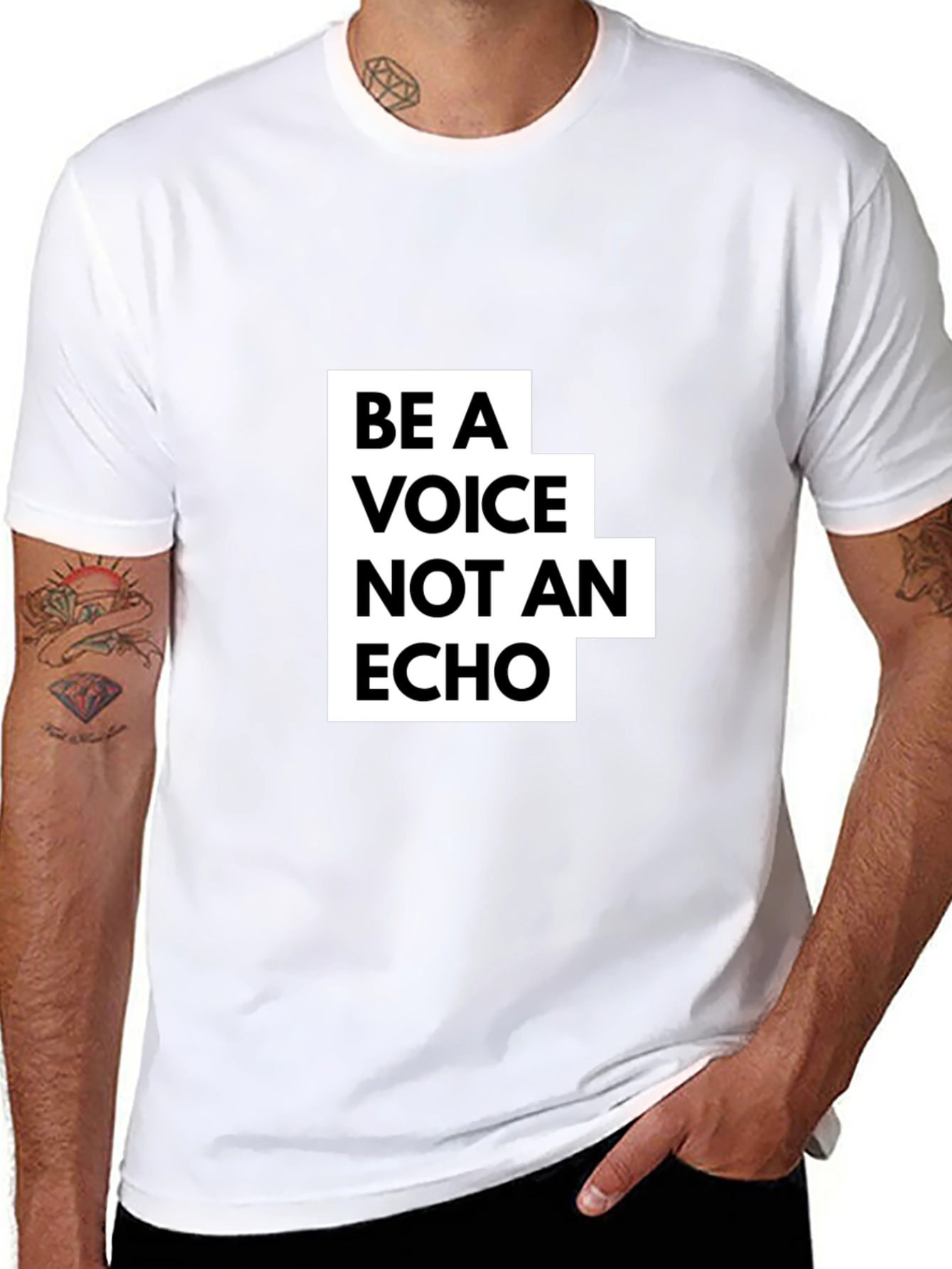 Be A Voice Not An Echo Graphic Tee