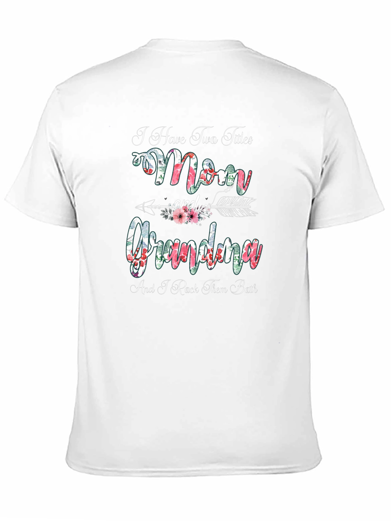 Mom & Grandma Floral Graphic Tee