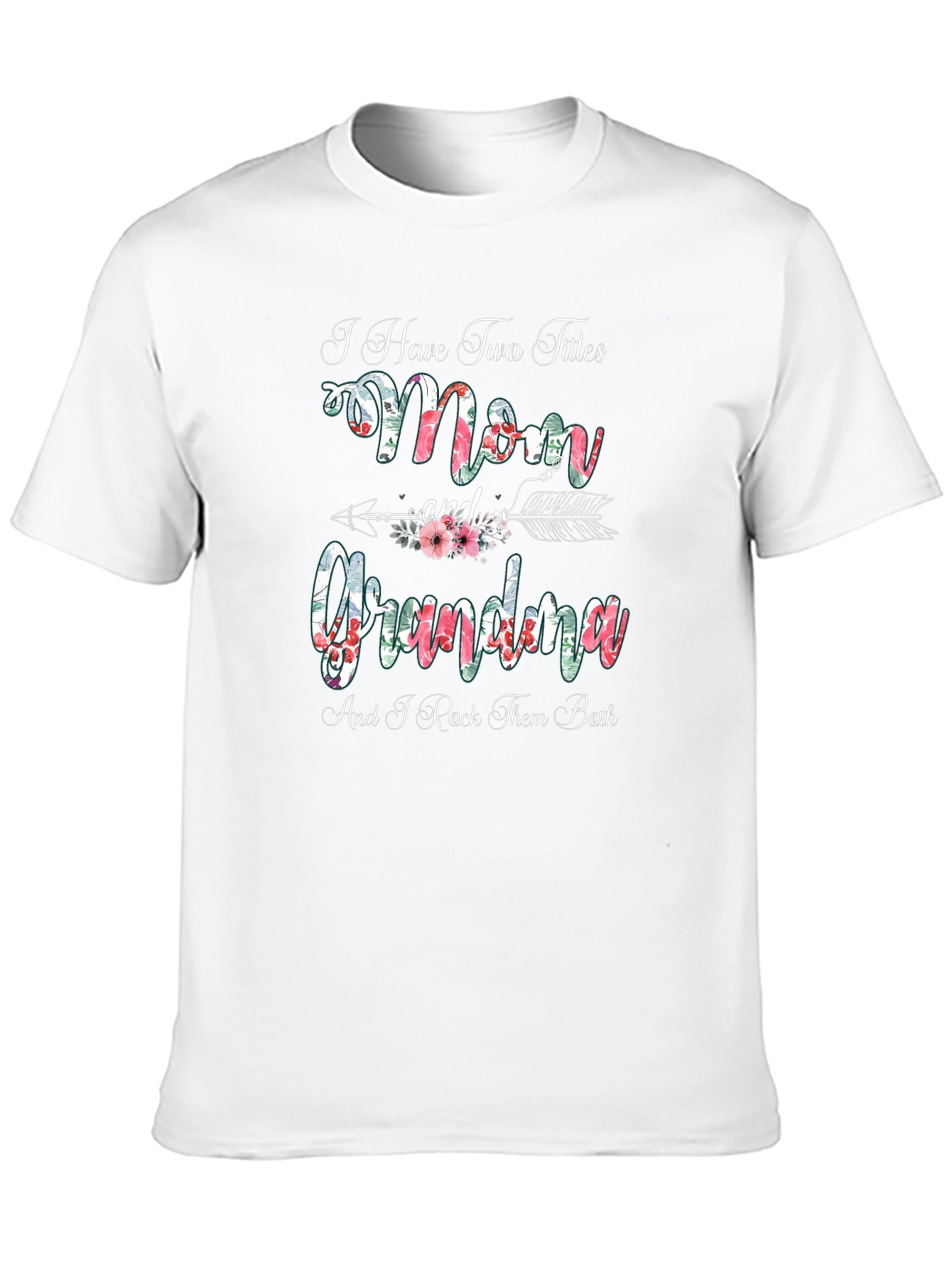 Mom & Grandma Floral Graphic Tee