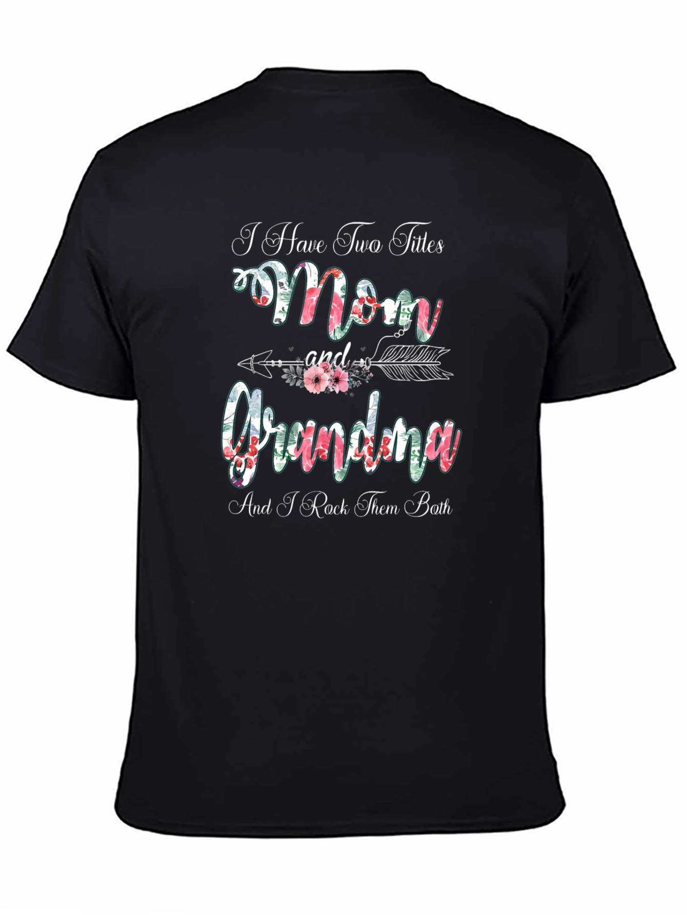 Mom & Grandma Floral Graphic Tee