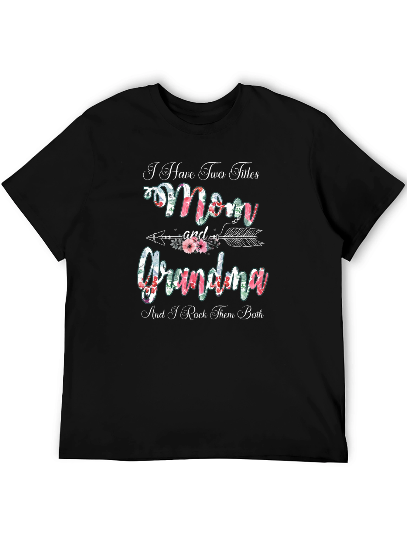 Mom & Grandma Floral Graphic Tee