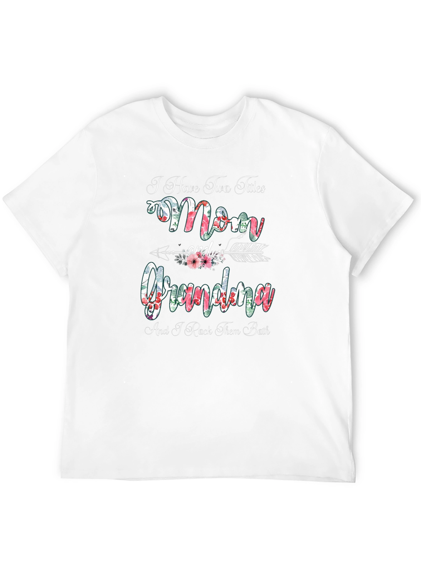 Mom & Grandma Floral Graphic Tee
