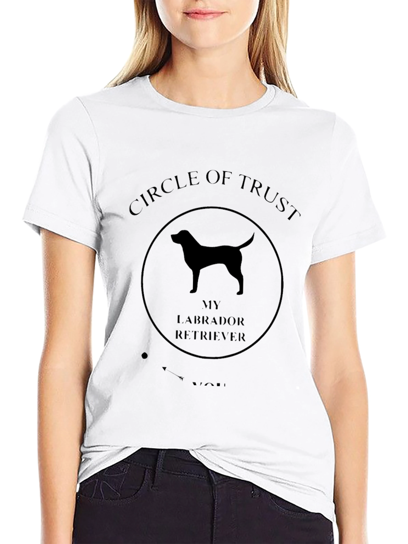 Circle of Trust Labrador Retriever Black T-Shirt