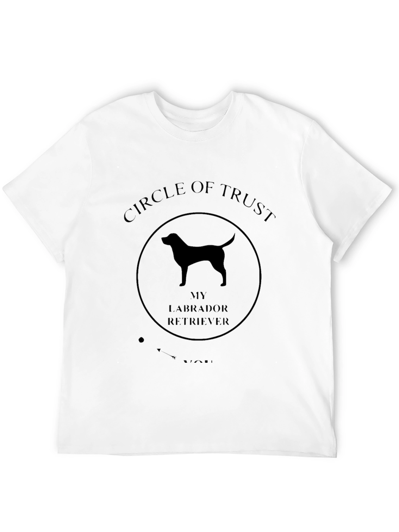 Circle of Trust Labrador Retriever Black T-Shirt