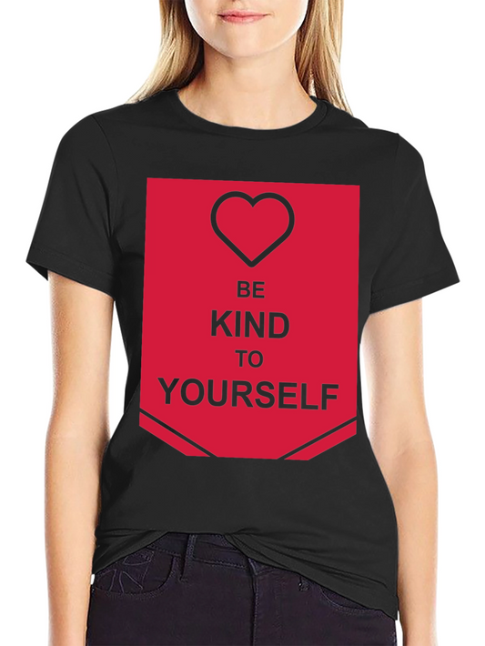 Be Kind to Yourself Graphic Tee - Black