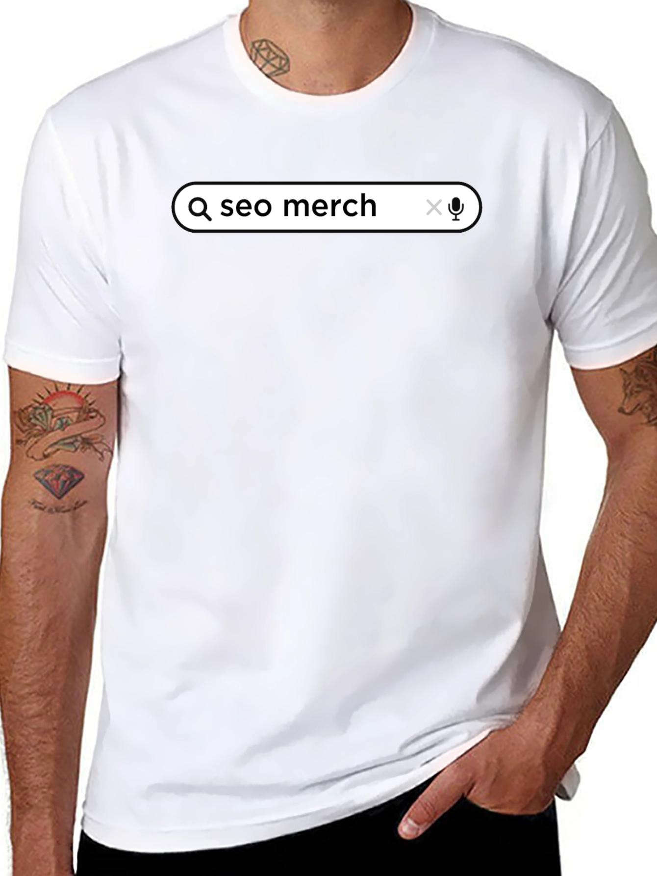 SEO Merch Graphic T-Shirt - Black