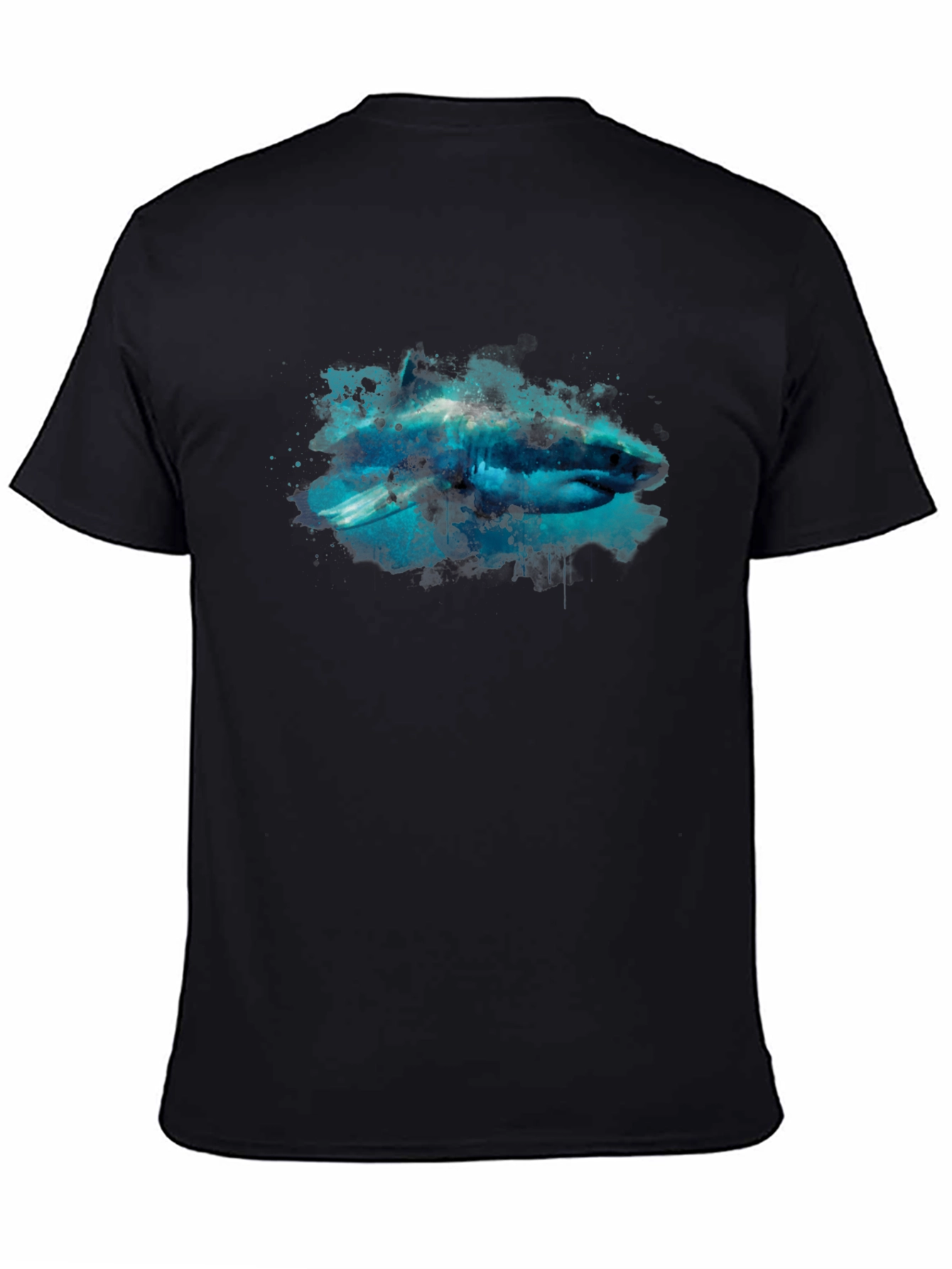 Shark Graphic Black T-Shirt