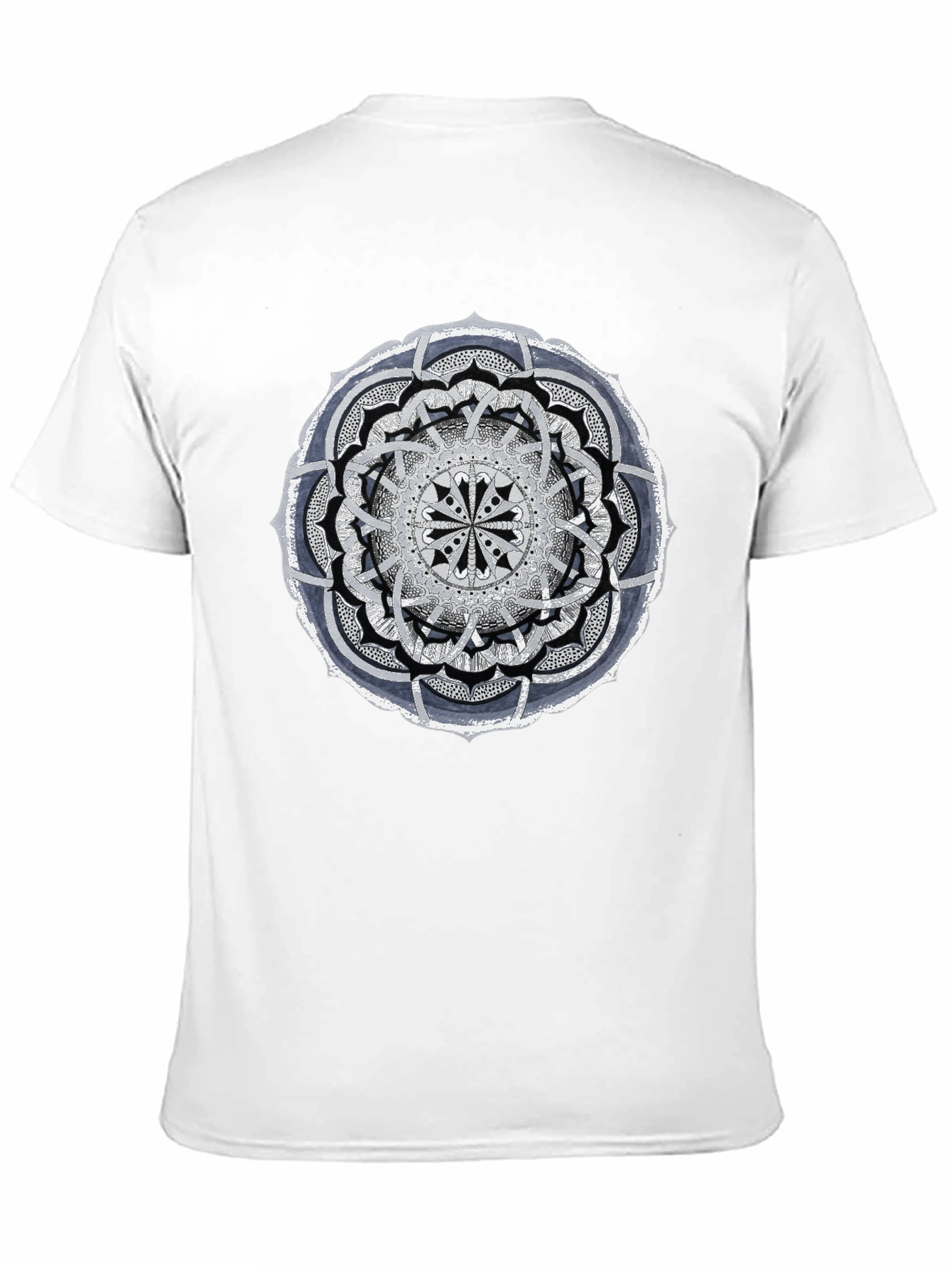 Mandala Graphic Tee - Stylish Black Cotton T-Shirt