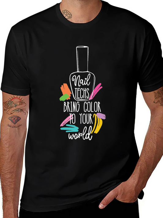 Nail Tech Color T-Shirt - Salon Apparel