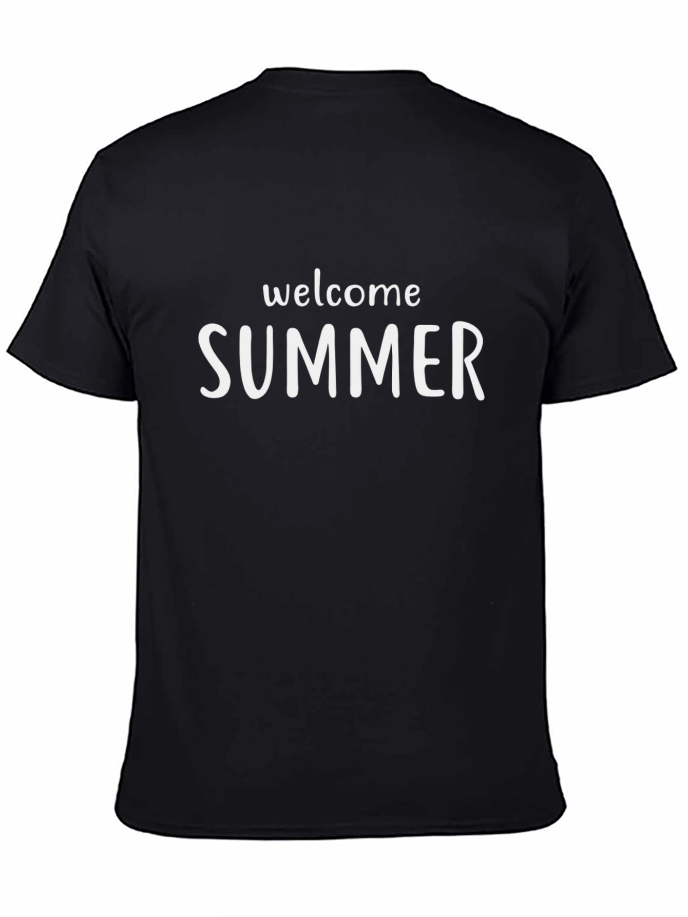 Welcome Summer Black Graphic Tee