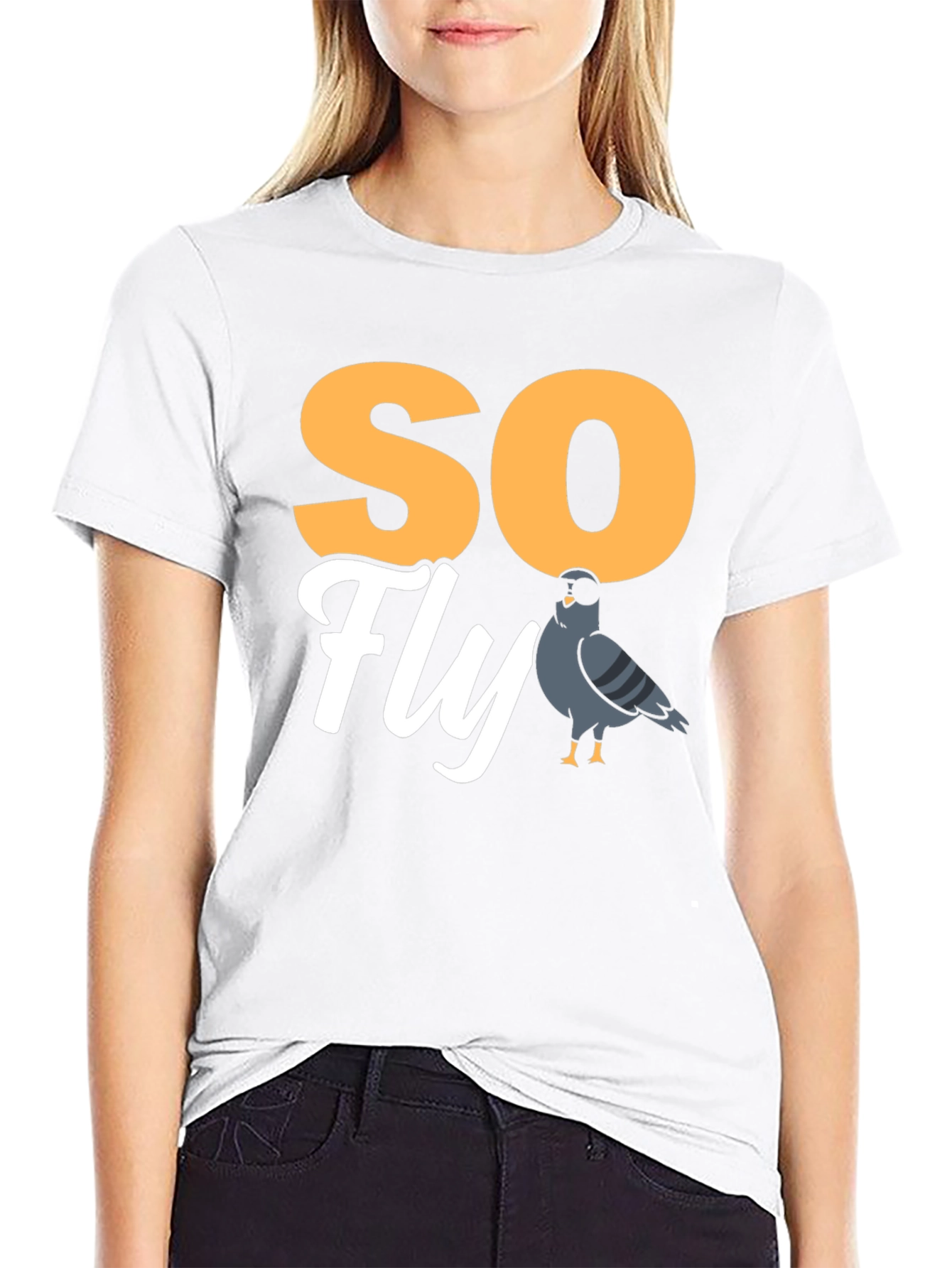 So Fly Pigeon T-Shirt - Unique Graphic Tee