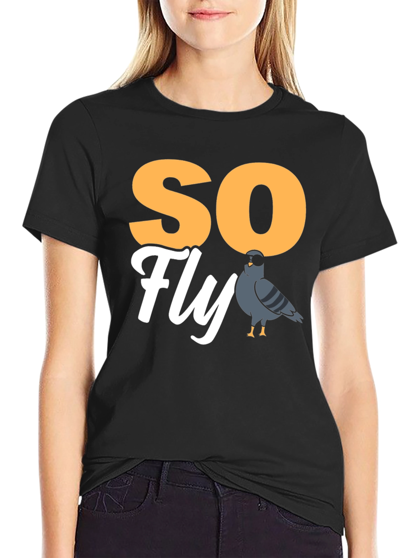 So Fly Pigeon T-Shirt - Unique Graphic Tee