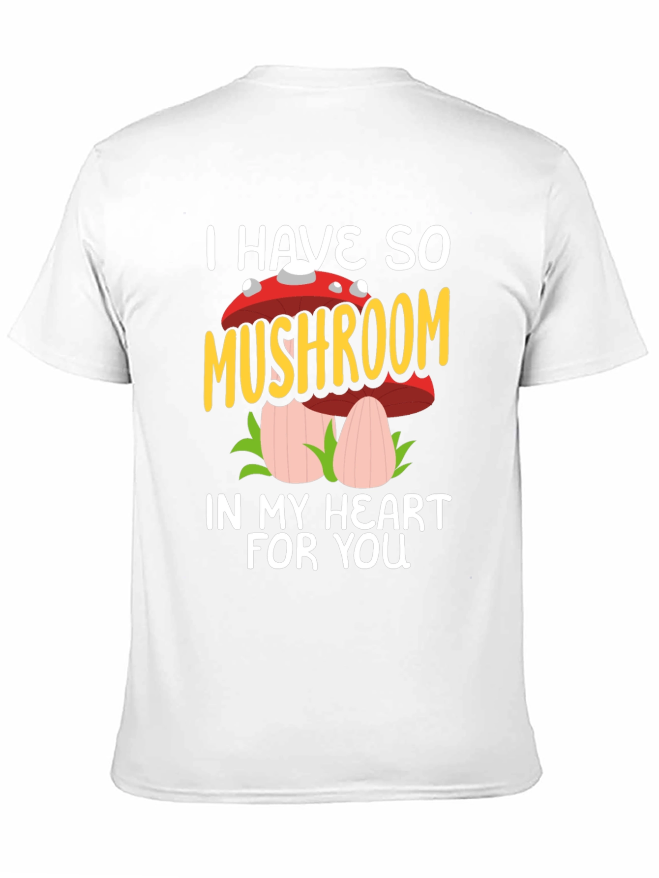 Mushroom Heart Graphic Tee - I Have So Mushroom