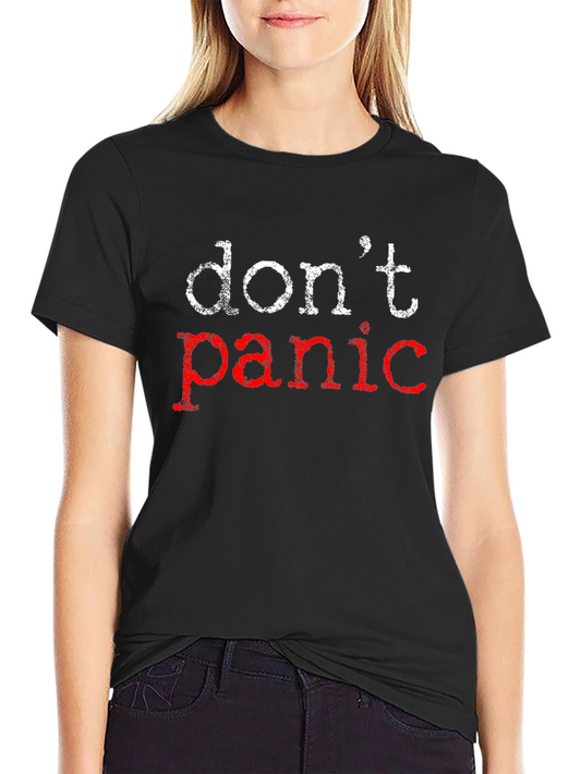 Dont Panic Black T-Shirt