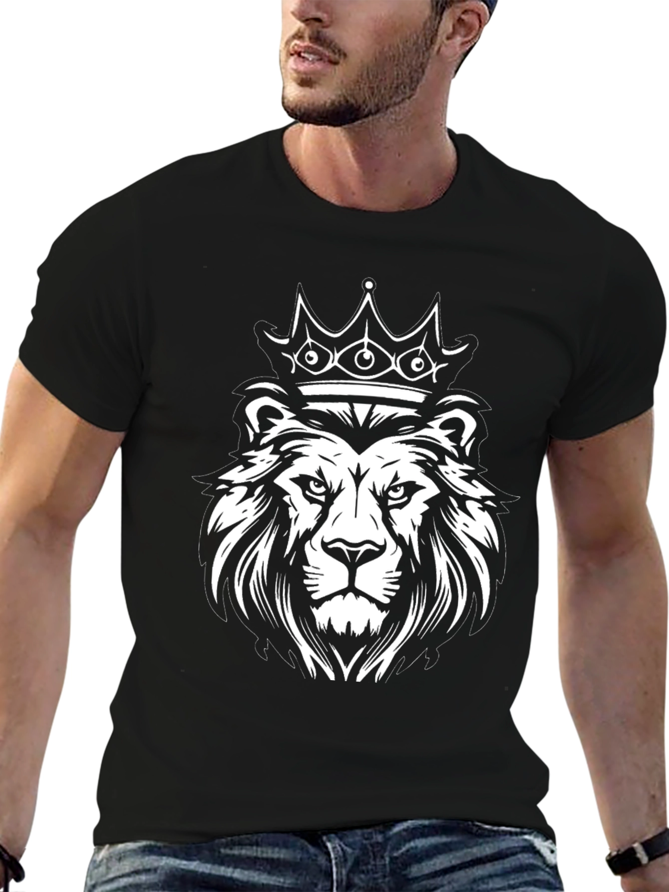 Lion King Graphic Tee - Black