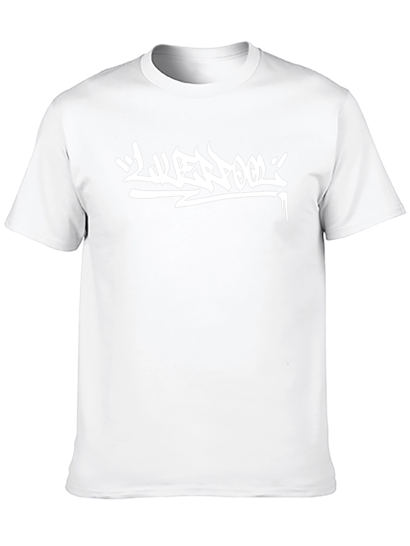 Liverpool Graffiti Style Black T-Shirt