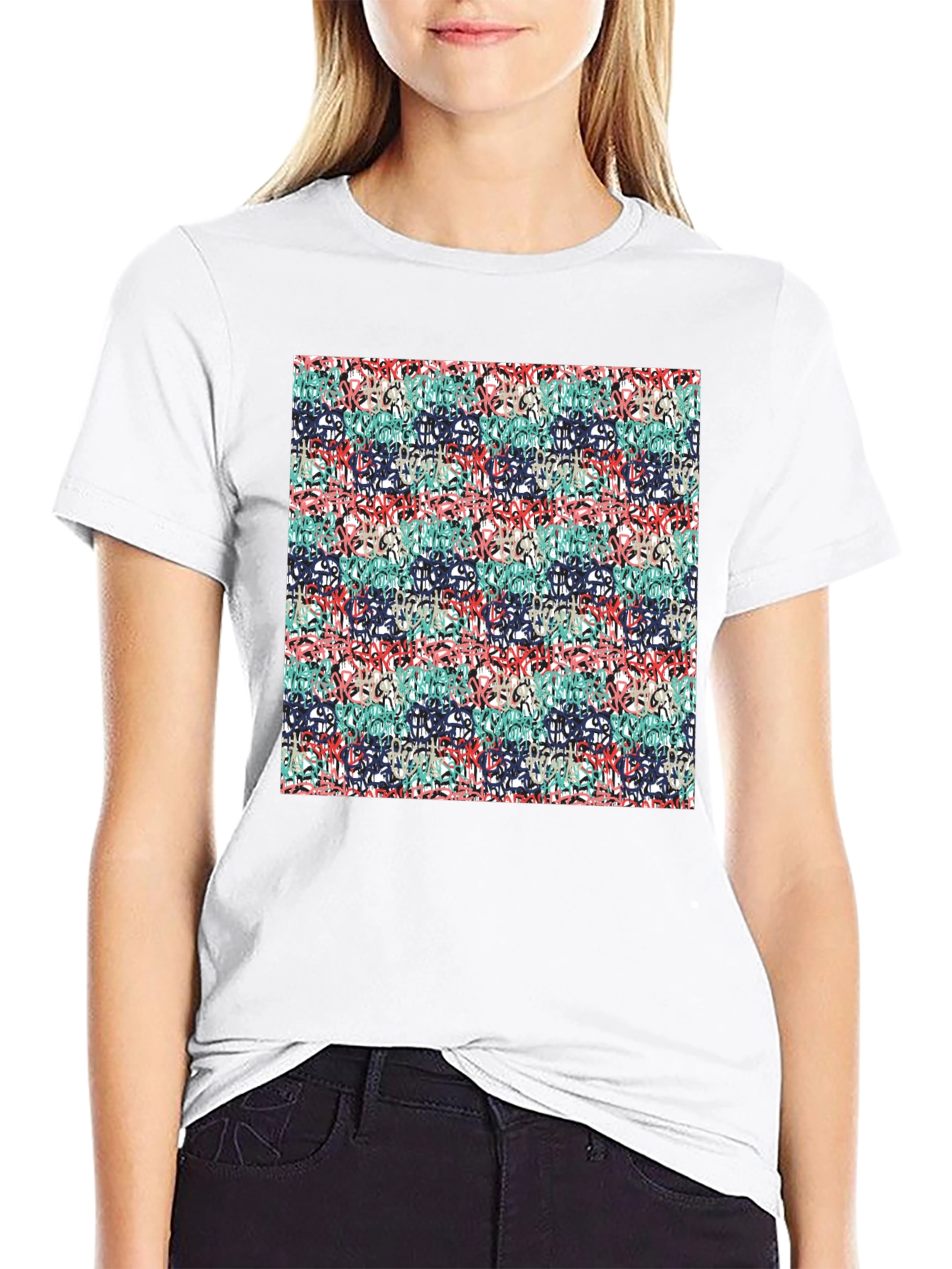 Abstract Graffiti Style T-Shirt