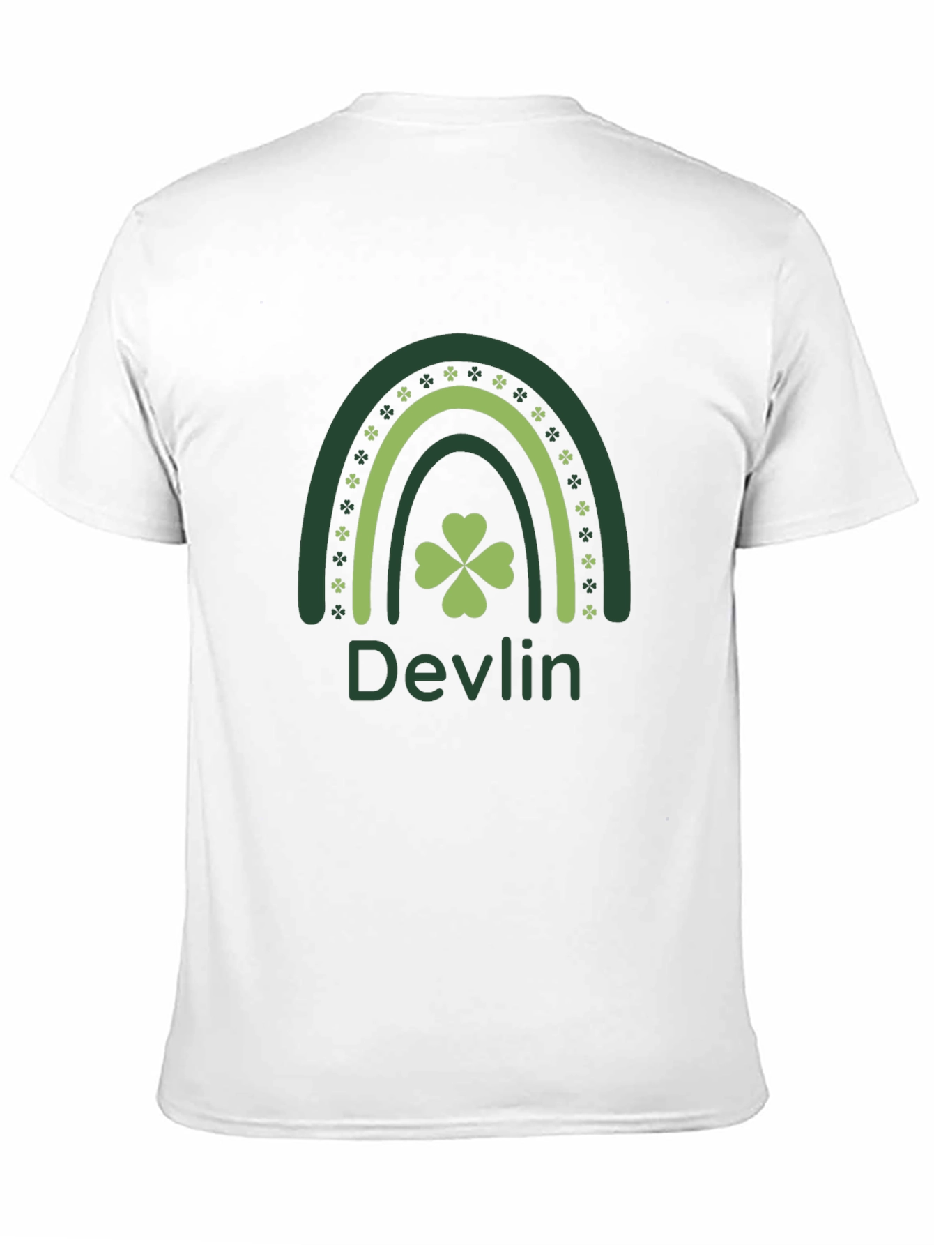 Devlin St. Patricks Day Rainbow Clover T-Shirt
