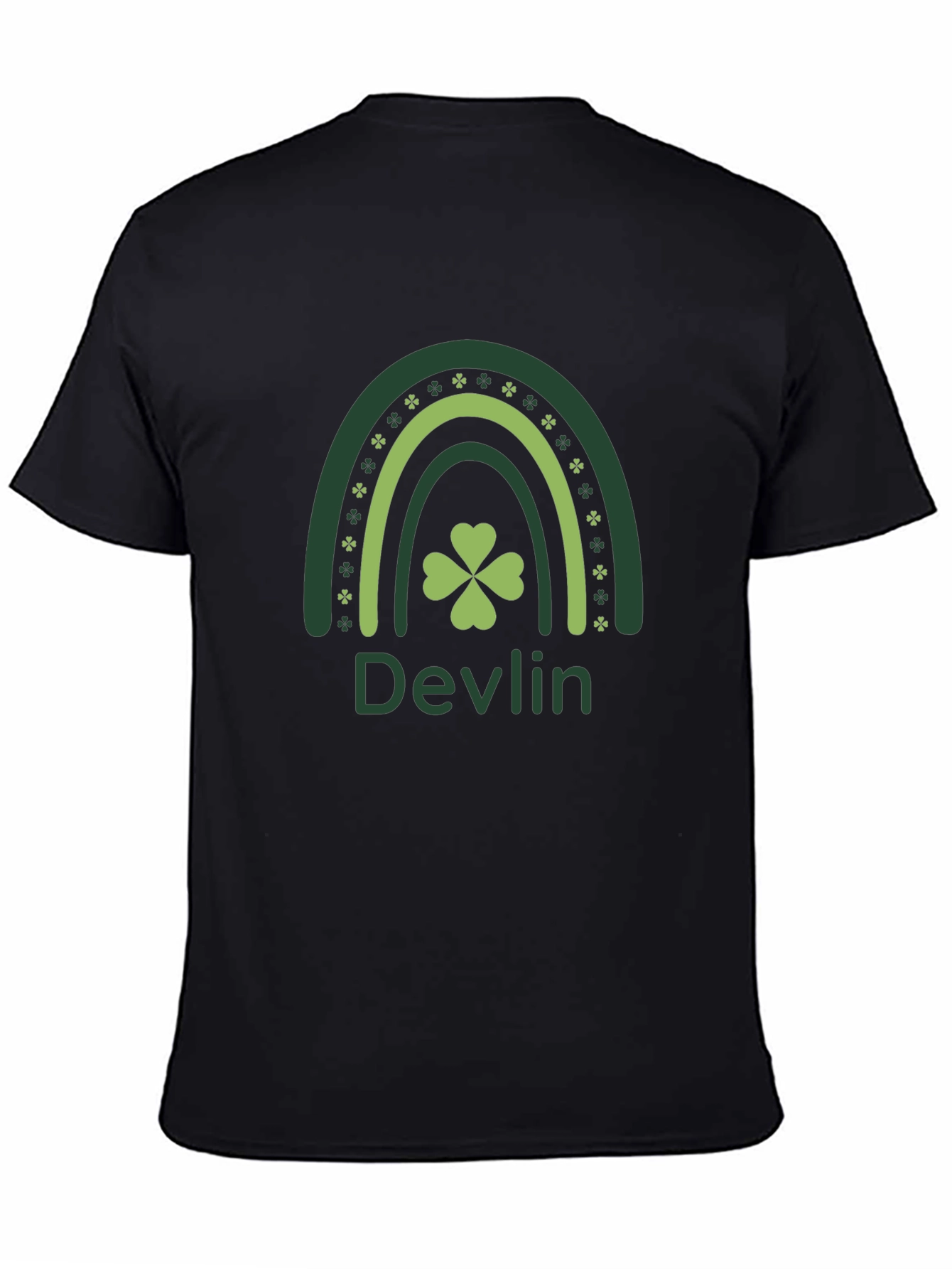 Devlin St. Patricks Day Rainbow Clover T-Shirt