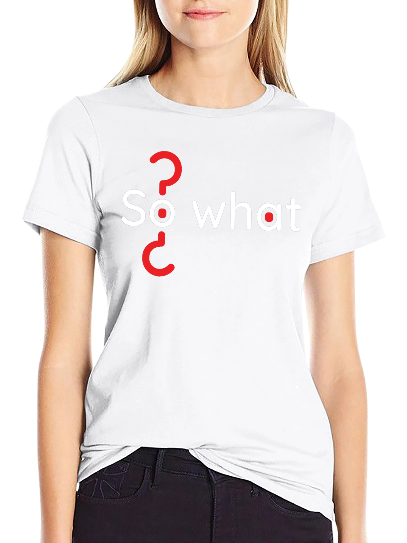 So What Question Mark Graphic Tee