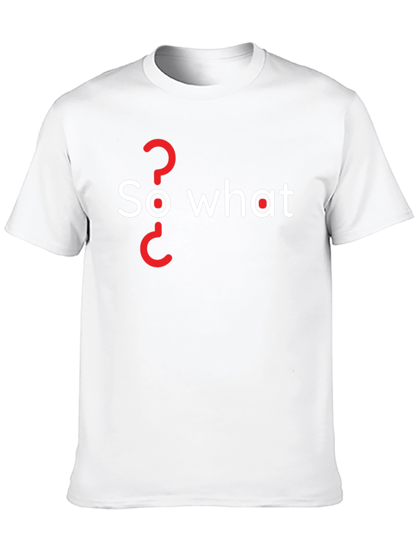 So What Question Mark Graphic Tee