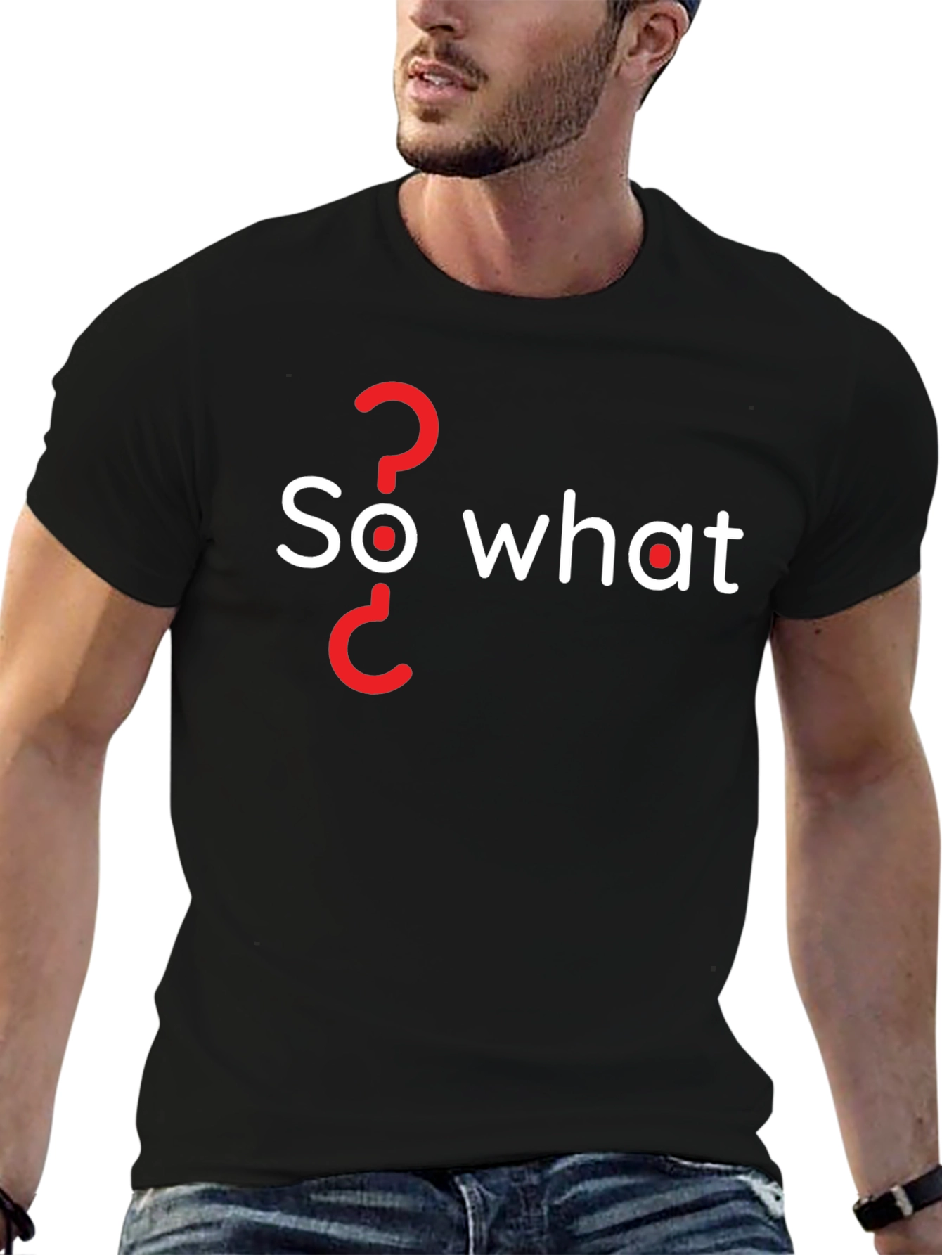 So What Question Mark Graphic Tee