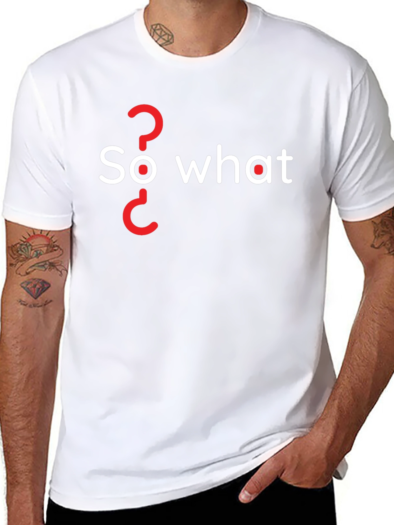 So What Question Mark Graphic Tee