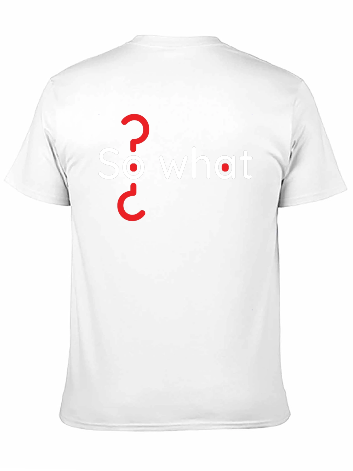 So What Question Mark Graphic Tee