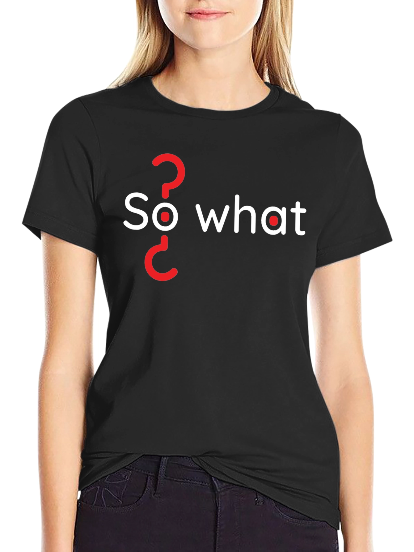 So What Question Mark Graphic Tee