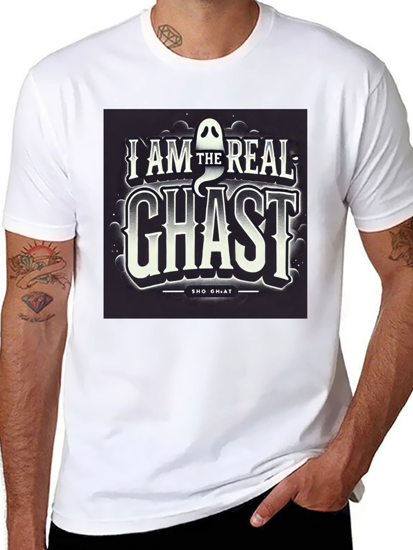 I AM The Real Ghast Graphic Tee Halloween