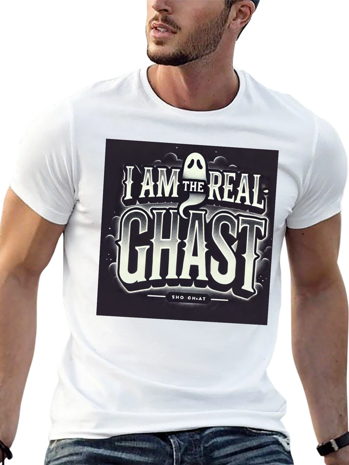 I AM The Real Ghast Graphic Tee Halloween